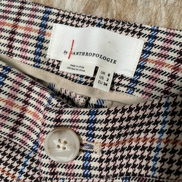 Anthropologie Malcolm plaid tapered trouser. NWOT - Picture 4 of 8